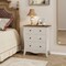 Wood Grain 3-Drawer Storage Dresser with Foldable Fabric Drawers for Bedroom or Living Room